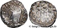 FRANKREICH Denier TOURS (TVRONVS CIVITAS) Marmoutier à Tours (37) s.m. (16mm, 1,26g, 12h) -