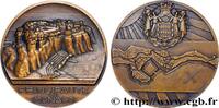 FRANKREICH Médaille, Le Rocher MONACO - PRINCIPAUTÉ DE MONACO - LOUIS II 1943 (67,5mm, 149,06g, 12h) -