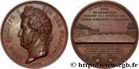 FRANKREICH Médaille, Inauguration du Pont de Thionville PONTS 1846 (68mm, 158,78g, 12h) -