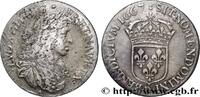 FRANKREICH Demi-écu, portrait apollinien LOUIS XIV THE SUN KING Lyon 1667 (33mm, 13,62g, 6h) -
