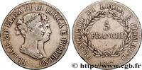 ITALIEN - FÜRSTENTUM LUCQUES UND PIOMBINO - FÉLIX 5 Franchi ITALIEN - FÜRSTENTUM LUCQUES UND PIOMBINO - FÉLIX BACCIOCHI AND ELISA BONAPARTE Florence 1807 (38mm, 24,54g, 6h) -