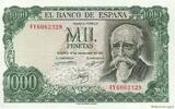 SPANIEN 1000 Pesetas SPANIEN 1000 Pesetas 1971 VZ -