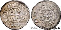 FRANKREICH Denier, type au fronton NORMANDIE - DUCHÉ DE NORMANDIE - RICHARD Ier Rouen n.d. (20mm, 1,32g, 9h) -