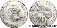 NEUKALEDONIEN Essai de 20 Francs Marianne / buffles NEUKALEDONIEN Paris 1967 (28,5mm, g, 6h) -