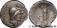 THE REPUBLIC (280 BC to 27 BC) Denier CORDIA Rome 46 AC. (17,5mm, 3,44g, 3h) -