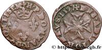 FRANKREICH Liard PRINCIPAUTY OF DOMBES - HENRY OF MONTPENSIER Trévoux 1597 (17mm, 0,90g, 9h) -