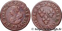 FRANKREICH Double tournois PRINCIPAUTY OF DOMBES - MARIE OF BOURBON-MONTPENSIER Trévoux 1622 (19,5mm, 2,92g, 6h) -