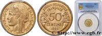 FRANZÖSISCHE WESTAFRIKA 50 Centimes Morlon FRANZÖSISCHE WESTAFRIKA Londres 1944 (23mm, g, 6h) -