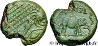 FRANKREICH Statère de bronze à l’éléphant C.VILI - TELEDHI GALLIEN - BELGICA - BELLOVACI (Region die Beauvais) Beauvais (60) c. 80-50 AC. (21,5mm, 9,50g, 10h) -