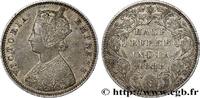 BRITISCH-INDIEN 1/2 Roupie Victoria BRITISCH-INDIEN Bombay 1888 (24,5mm, 5,84g, 12h) -
