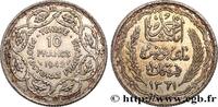 TUNESIEN - Französische Protektorate 10 Francs au nom du Bey Ahmed an 1361 TUNESIEN - Französische Protektorate Paris 1942 (28mm, 9,96g, 6h) -