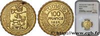 TUNISIE - PROTECTORAT FRANÇAIS - AHMED BEY Essai de 100 francs sans le mot ESSAI TUNISIE - PROTECTORAT FRANÇAIS - AHMED BEY Paris 1931 (21,31mm, g, h) -