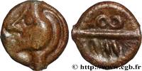FRANKREICH Potin aux chevrons, classe Ib GALLIEN - BELGICA - BELLOVACI (Region die Beauvais) Beauvais (60) c. 50-20 AC. (16mm, 2,49g, h) -