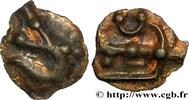 FRANKREICH Potin “au mannequin” et au taureau à gauche GALLIEN - NORDGALLIEN - ÆDUI (BIBRACTE, Region die Mont-Beuvray) Autun (71) Ier siècle avant J.-C. (21mm, 5,17g, 2h) -
