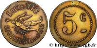 ENTREPRISES, INDUSTRIES ET COMMERCES DIVERS 5 Centimes Louis Vie Hôtel ENTREPRISES, INDUSTRIES ET COMMERCES DIVERS Servian 1916 (25mm, 3,90g, 12h) -