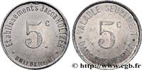 ENTREPRISES, INDUSTRIES ET COMMERCES DIVERS 5 Centimes Établissement Jacob Holtzer ENTREPRISES, INDUSTRIES ET COMMERCES DIVERS Unieux n.d. (26mm, 1,49g, 6h) -