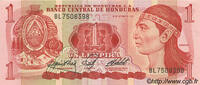 HONDURAS 1 Lempira HONDURAS 1 Lempira 1984 ST -