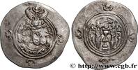 Post-hellenistic 2 (227 AD to 650 AD) Drachme SASANIEN - SASANIDISCHES KÖNIGREICH - KHUSRO II Furat-i-Mesham (PL) 615 (31mm, 4,06g, 3h) -