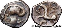 FRANKREICH Denier à la tête casquée GALLIEN - NORDGALLIEN - ÆDUI (BIBRACTE, Region die Mont-Beuvray) Autun (71) c. 80-50 AC. (12,5mm, 1,92g, 1h) -