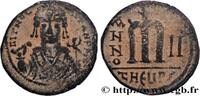 THE EMPIRE FROM ANASTASIUS TO MAURICE TIBERIUS (49 Follis MAURICIUS TIBERIUS Theoupolis (Antioche) 583-584 (29mm, 12,41g, 7h) -