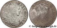 FRANKREICH Demi-écu, portrait apollinien LOUIS XIV THE SUN KING Rennes 1659 (31,5mm, 13,18g, 6h) -