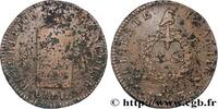 FRANKREICH 2 sols dit à la table de loi NATIONALKONVENT Orléans 1793 (33,5mm, 25,17g, 6h) -