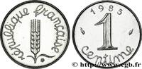 FRANKREICH 1 centime Épi FUNFTE FRANZOSISCHE REPUBLIK Pessac 1985 (15mm, 1,65g, 6h) -