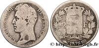 FRANKREICH 2 francs Charles X KARL X Strasbourg 1825 (27mm, 9,50g, 6h) -