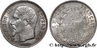 FRANKREICH 1 franc Napoléon III, tête nue ZWEITES KAISERREICH Paris 1860 (23,09mm, 4,97g, 6h) -