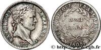 FRANKREICH Demi-franc Napoléon Ier tête laurée, République fr GESCHICHTE FRANKREICHS Limoges 1808 (18mm, 2,52g, 6h) -