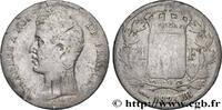 FRANKREICH 1 franc Charles X, matrice du revers à cinq feuill KARL X Strasbourg 1825 (23mm, 4,68g, 6h) -