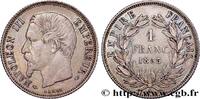 FRANKREICH 1 franc Napoléon III, tête nue ZWEITES KAISERREICH Paris 1855 (23,18mm, 4,96g, 6h) -