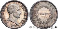 FRANKREICH Quart (de franc) Napoléon Empereur, tête de nègre GESCHICHTE FRANKREICHS Paris 1807 (15mm, 1,24g, 5h) -
