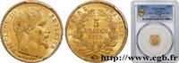 FRANKREICH 5 francs or Napoléon III, tête nue, petit module, ZWEITES KAISERREICH Paris 1854 (14mm, 1,61g, 6h) -