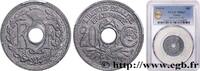 FRANKREICH 20 centimes Lindauer Zinc PROVISORY GOVERNEMENT OF THE FRENCH REPUBLIC Castelsarrasin 1945 (24mm, 3g, 6h) -