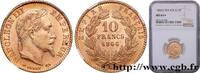 FRANKREICH 10 francs or Napoléon III, tête laurée ZWEITES KAISERREICH Paris 1866 (19mm, 3,23g, 6h) -