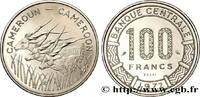 KAMERUN Essai de 100 Francs légende bilingue, type Banque KAMERUN Paris 1972 (25mm, g, 6h) -