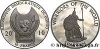 DEMOKRATISCHE REPUBLIK KONGO 10 Francs Proof Guerriers du Monde : spartiate DEMOKRATISCHE REPUBLIK KONGO 2010 (38mm, g, 12h) -