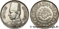 ÄGYPTEN 20 Piastres roi Farouk AH1356 ÄGYPTEN 1937 (40mm, 27,99g, 12h) -