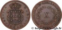 PORTUGAL -MARIE II 10 Réis PORTUGAL -MARIE II 1853 (32mm, 12,38g, 6h) -