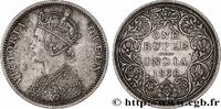 BRITISCH-INDIEN 1 Roupie Victoria BRITISCH-INDIEN Bombay 1876 (30,5mm, 11,54g, 12h) -