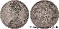 BRITISCH-INDIEN 1 Roupie Victoria BRITISCH-INDIEN Bombay 1892 (30,5mm, 11,61g, 12h) -