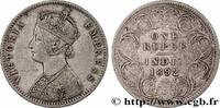 BRITISCH-INDIEN 1 Roupie Victoria BRITISCH-INDIEN Calcutta 1892 (30,5mm, 11,50g, 12h) -