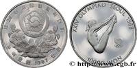 SÜKOREA 10000 Won proof XXIV olympiade Séoul 1988 plongeus SÜKOREA 1987 (40mm, 33,62g, 12h) -