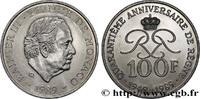 MONACO 100 Francs Rainier III 40e anniversaire de règne MONACO Paris 1989 (31mm, 15,04g, 6h) -
