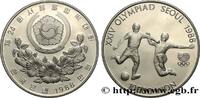 SÜKOREA 10000 Won Proof XXIV olympiade Séoul 1988 football SÜKOREA 1988 (40mm, 33,62g, 12h) -