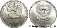 TSCHECHOSLOWAKEI 50 Korun 125e anniversaire de la mort de J.Kollar TSCHECHOSLOWAKEI 1977 (31mm, 13g, 12h) -
