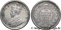 BRITISCH-INDIEN 1/4 Roupie Georges V BRITISCH-INDIEN Bombay 1936 (19mm, 2,91g, 12h) -