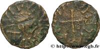 FRANKREICH Triens, faux d’époque MEROWINGISCHEN MÜNZEN - MEROVINGIAN COINAGE - VIDUA - VEUVES - VEUZAIN-SUR-LOIRE (Loir-et-Cher) Veuves - Veuzain-sur-Loire (41) -