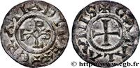 FRANKREICH Denier KARL DER KAHLE Châlons-en-Champagne s.m. (19,5mm, 1,49g, 7h) -